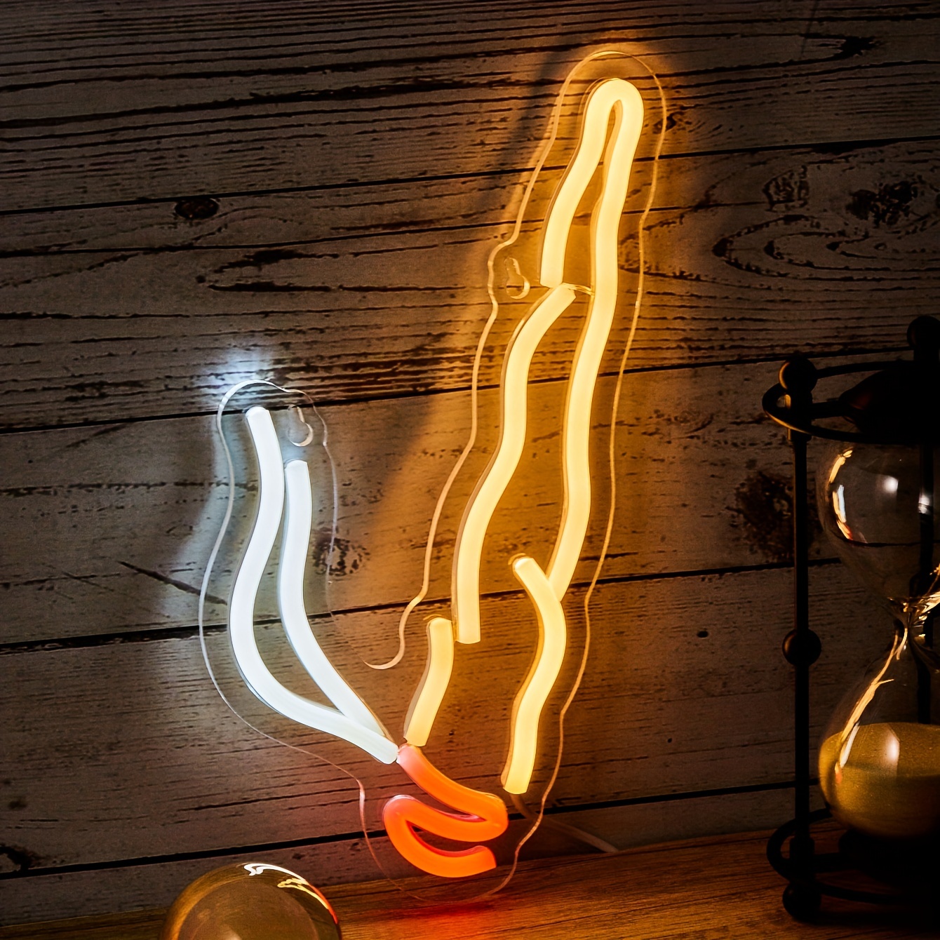 cigarette led light 1 led neon light backboard a cigarette online switch powered