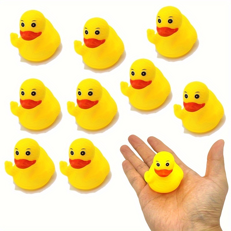 1pcs Patos de goma Bebé Juguetes de baño Niños Ducha Baño Juguete Flotador  Chirriante Sonido Pato Natación divertida