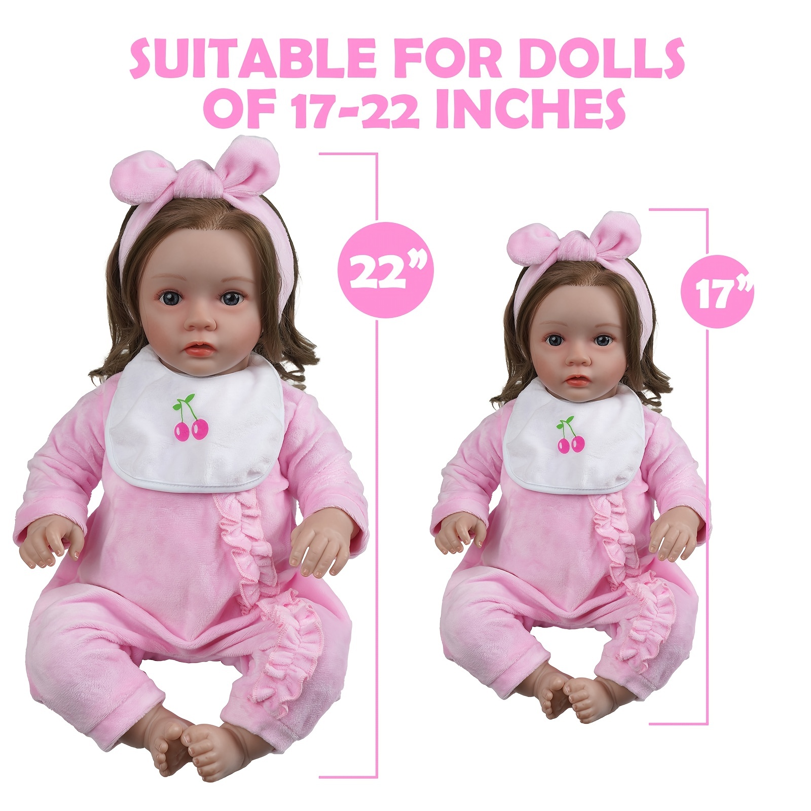 8 pièces accessoires de poupée de bébé Reborn avec panier - Temu Belgium