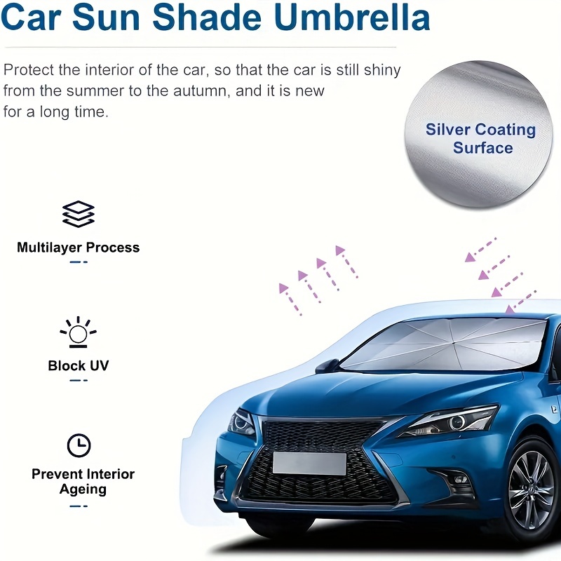 1pc Car Windshield Sunshade Umbrella, Car Sun Shade