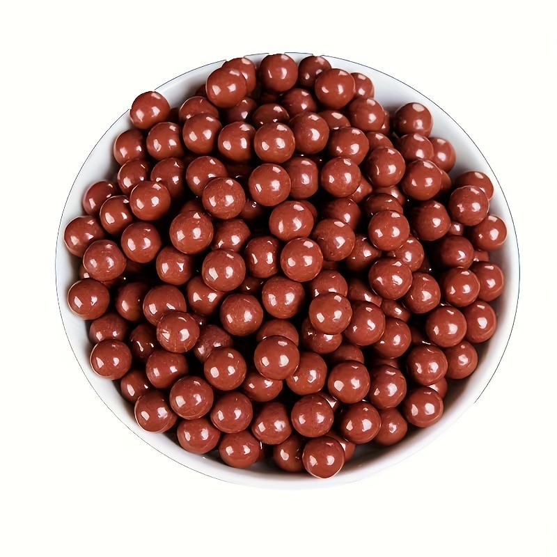 Brown Glossy Clay Balls for Slingshot - 100/300/500pcs Pack