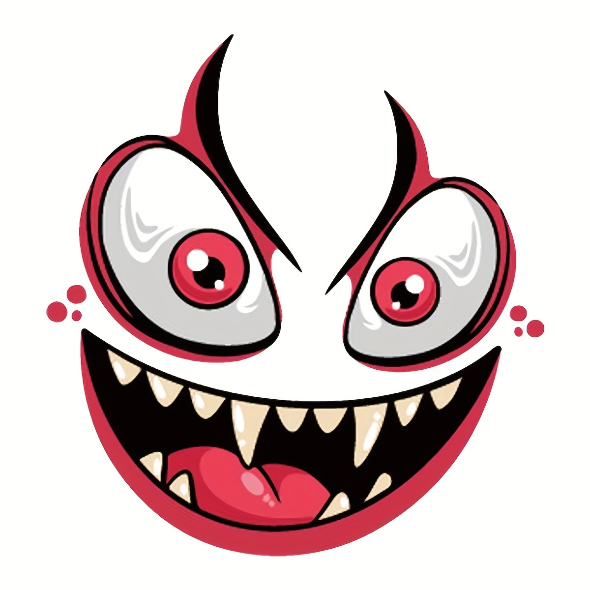 2pcs Halloween DIY Emoticon Stickers Pumpkin Ghost Face