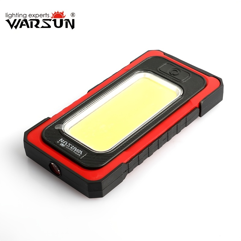 Warsun Led Work Light, Rechargeable Work Light, Portable Magnetic Hook, Led  Solar Flood Lights For Outdoor Camping Hiking Emergency Car Repairing (usb  Solar Charging) Temu