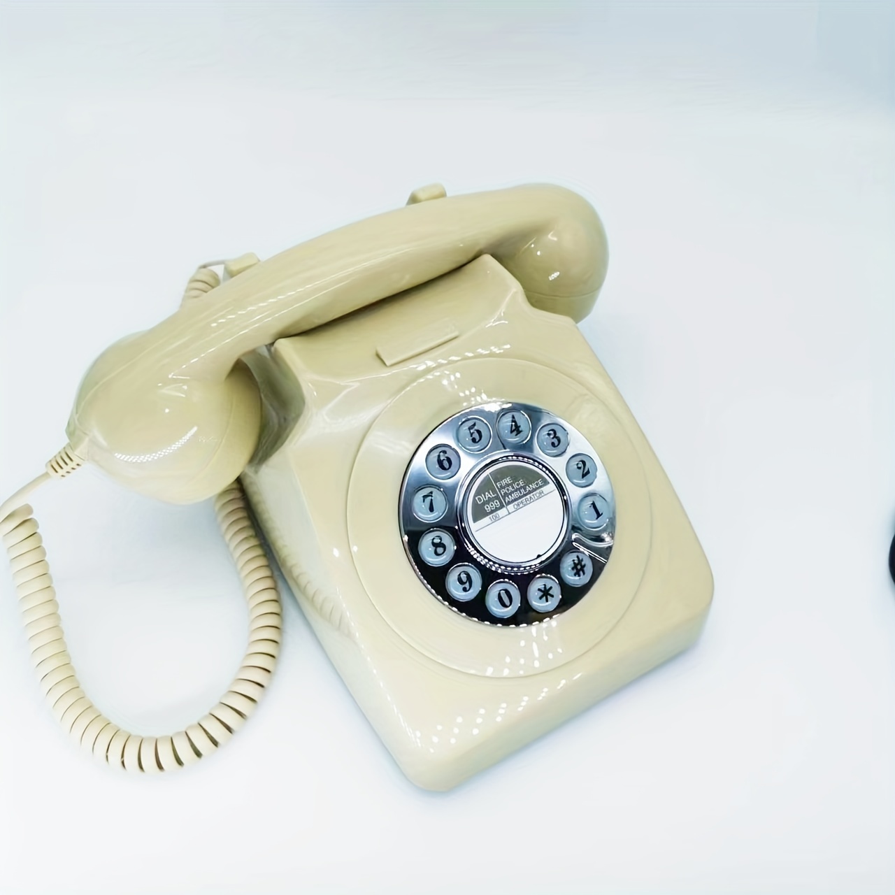 Teléfono Antiguo Teclas Marcación Rotatoria, Teléfono Vintage Decorar  Hogares U Oficinas - Oficina Escuela - Temu Spain