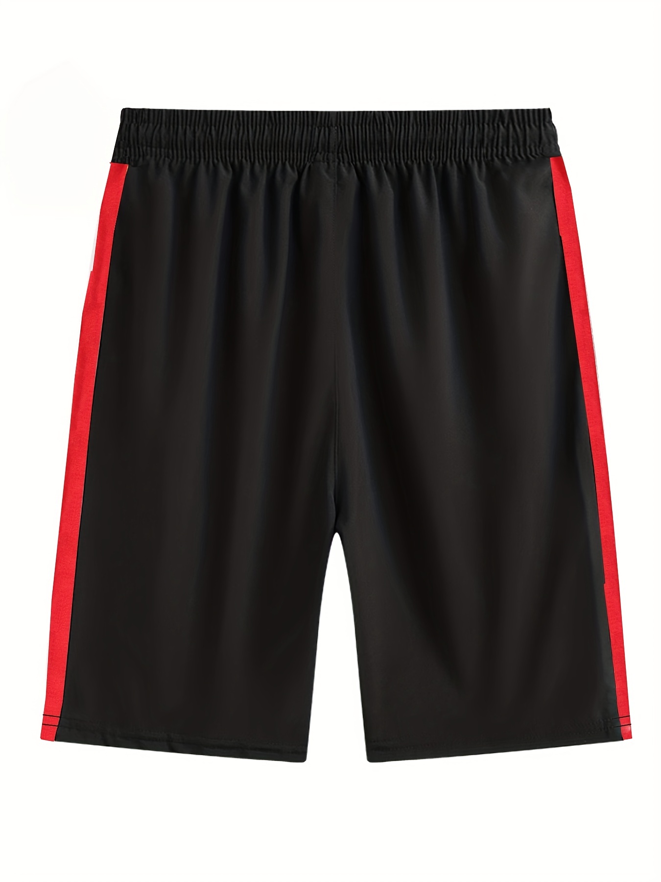 Plus Size Shorts Hombres Sólidos Transpirables Secado Rápido - Temu