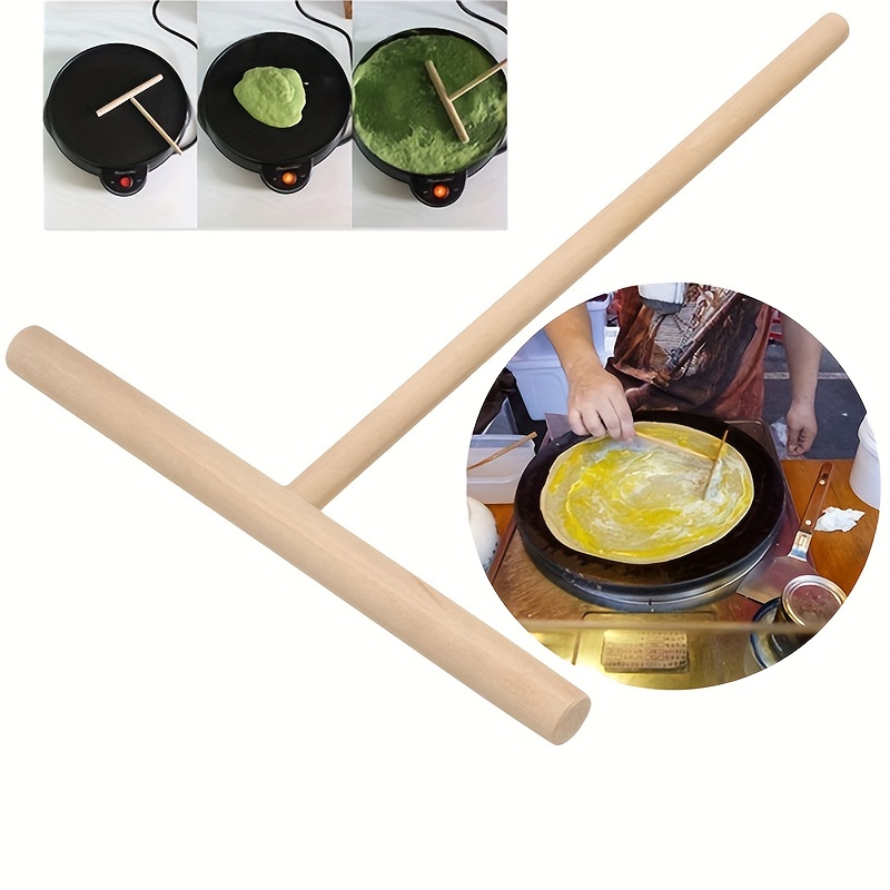 8 Round Crepe Pan with Bamboo Spreader - CHEFMADE official store
