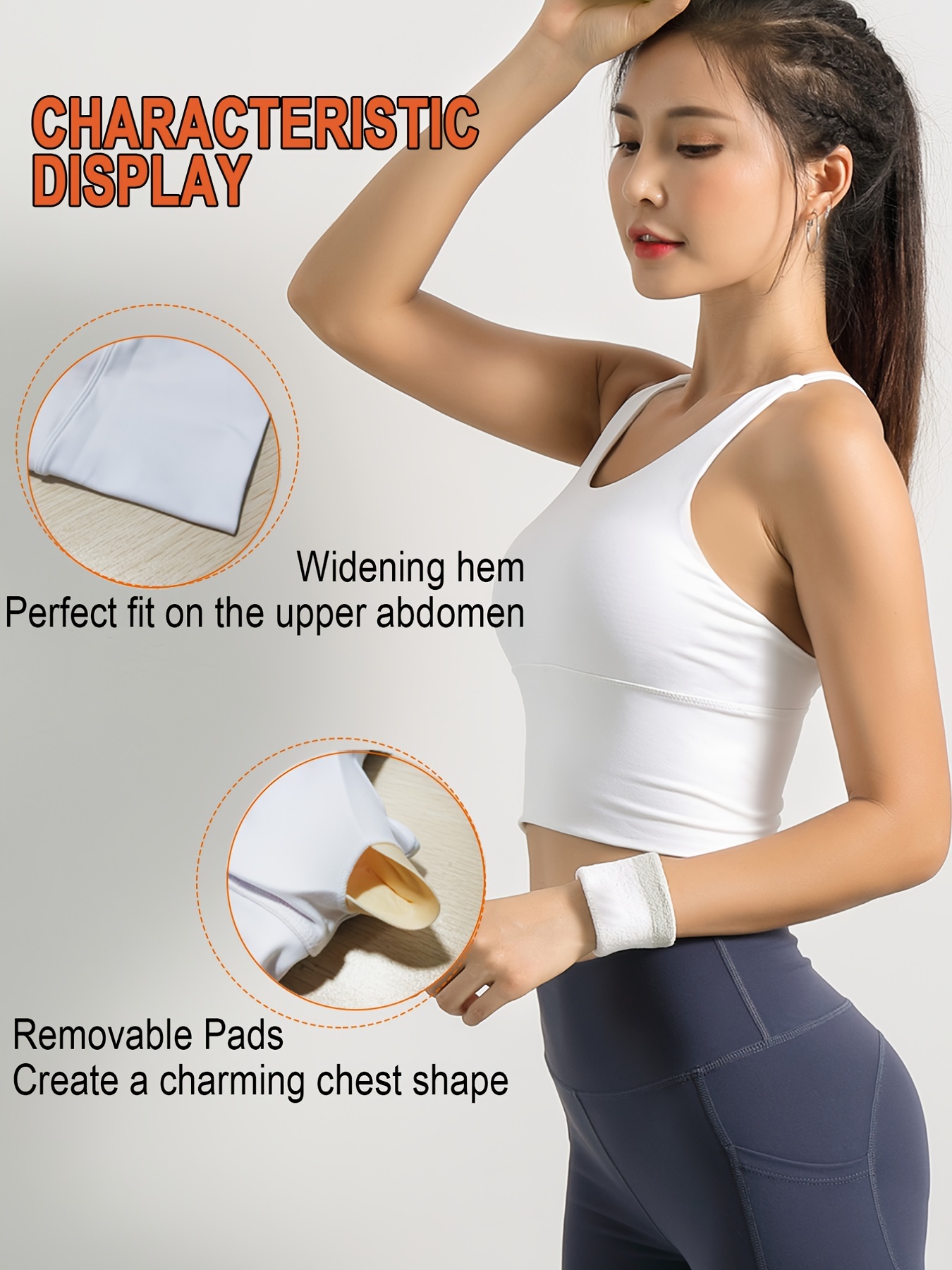 2022 New One-shoulder Shockproof Sports Bra With Chest Pad Women