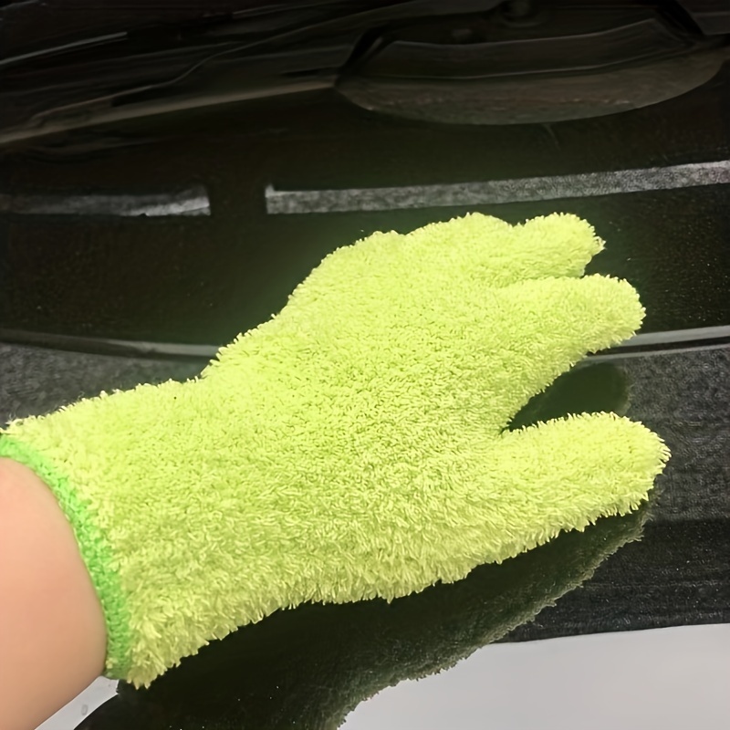 Cleaning Gloves Wipes Microfiber Dusting Mitt Cleaning - Temu