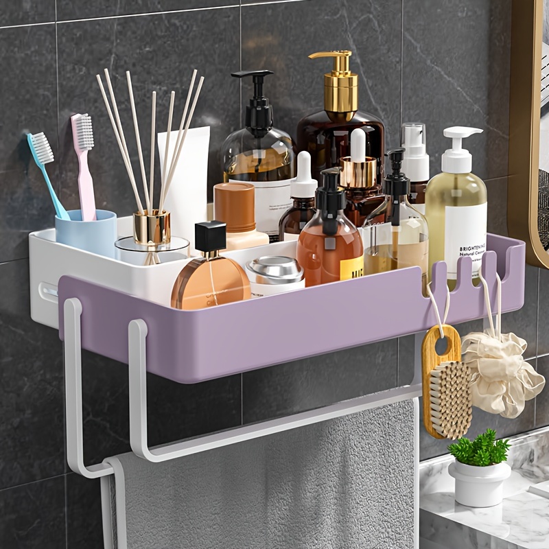 1pc Bathroom Organizer, Shower Caddy, Shampoo Holder, Storage Rack