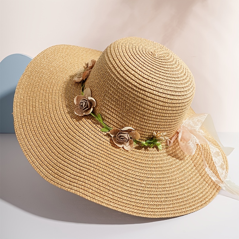 World Map Anna Sunhat-large Brimmed Sun Hat, Linen Hat, Garden Hat