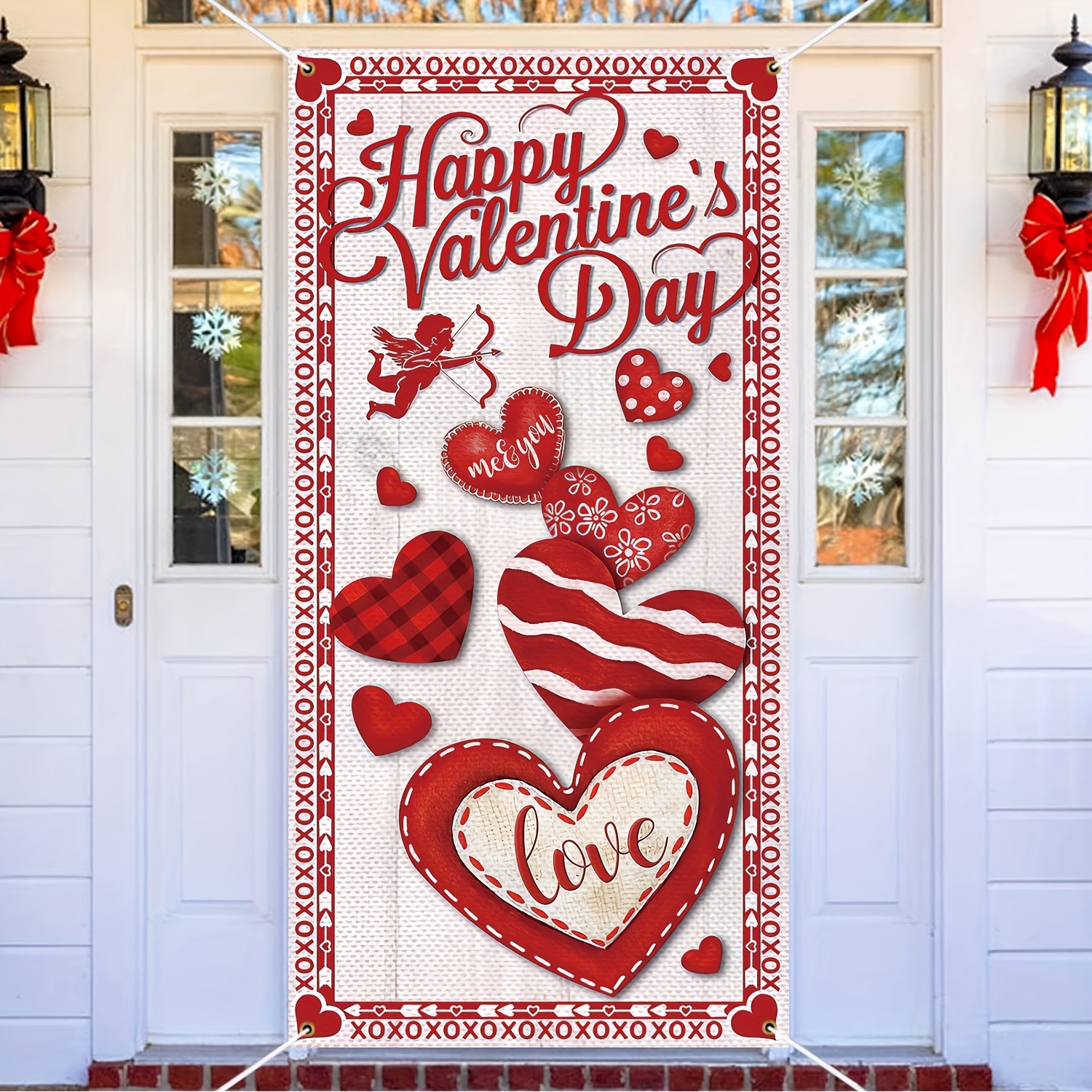 Valentines Day Door Hanger Front Door Decor Valentine's Day - Temu