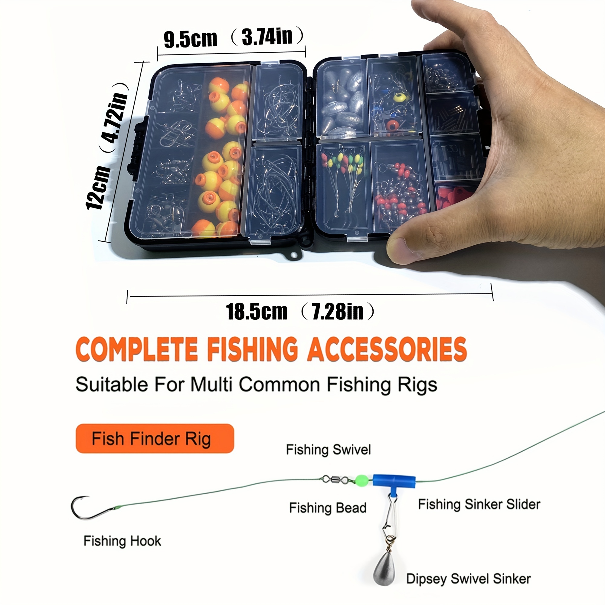 Complete Fishing Gear Set Includes Spherical Float Lures - Temu