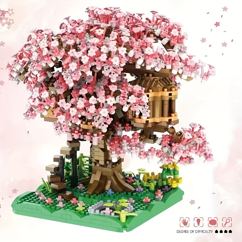 Città piante Creative serie di fiori locusta albero Bonsai ornamenti da  tavolo MOC modello Building Blocks mattoni giocattoli regali - AliExpress