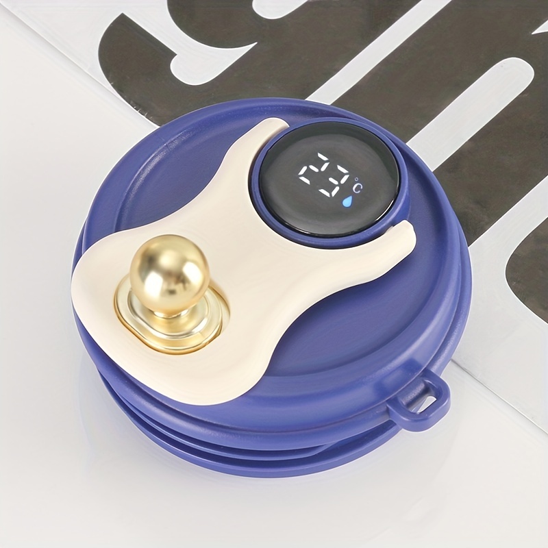 Insulated Stainless Steel Vacuum Cup with Temp Display for Hot & Cold Drinks