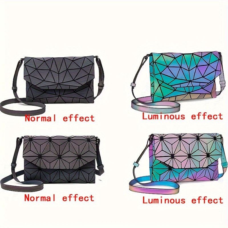 Luminous Geometric Diamond Multifunctional Long Wallet - Temu