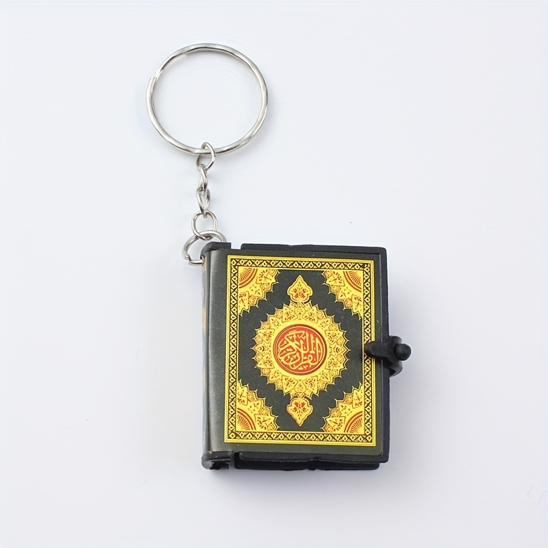 Mini Antique Book Key Chain Pendant
