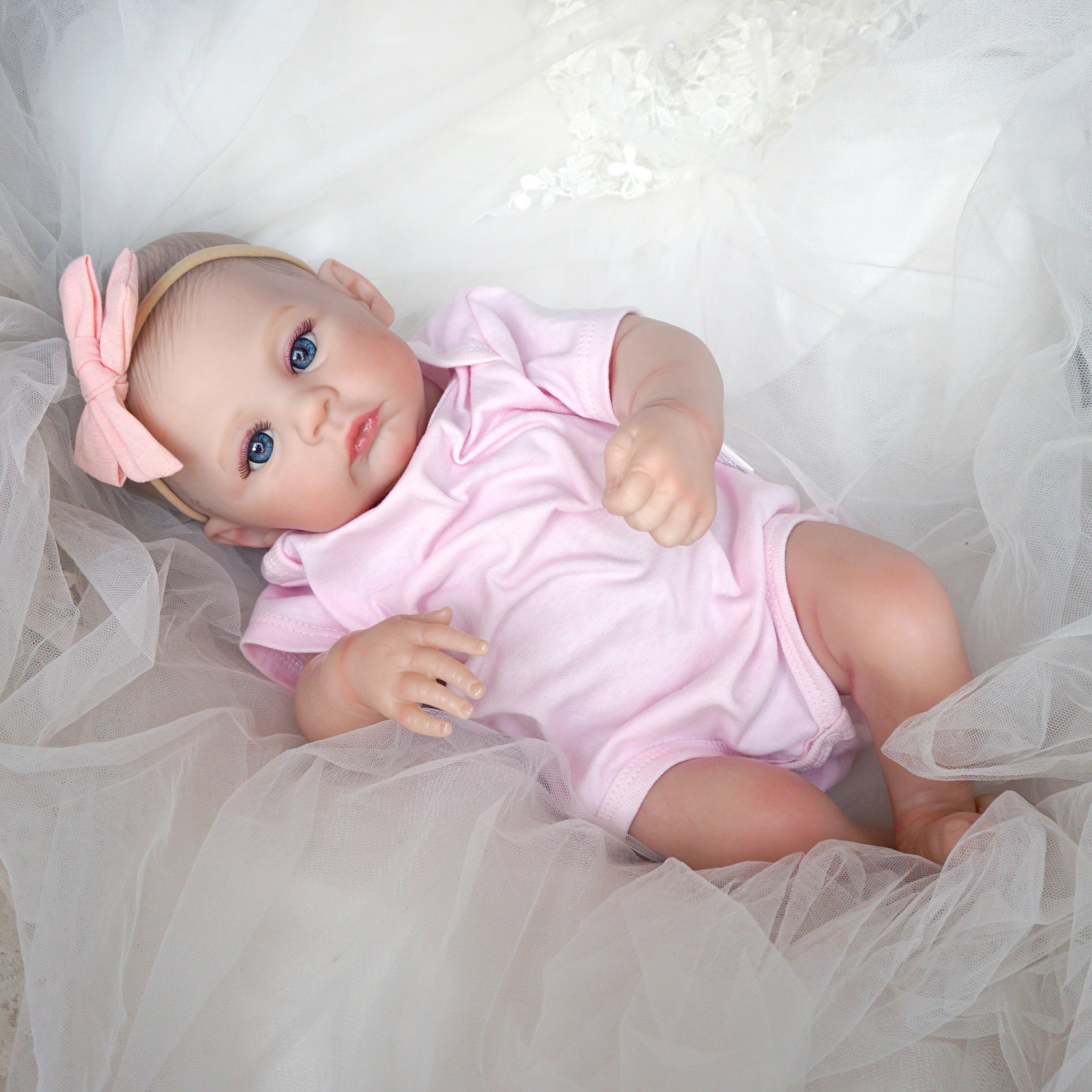 Adorable Reborn Baby Dolls Handmade Realistic 3d Skin - Temu