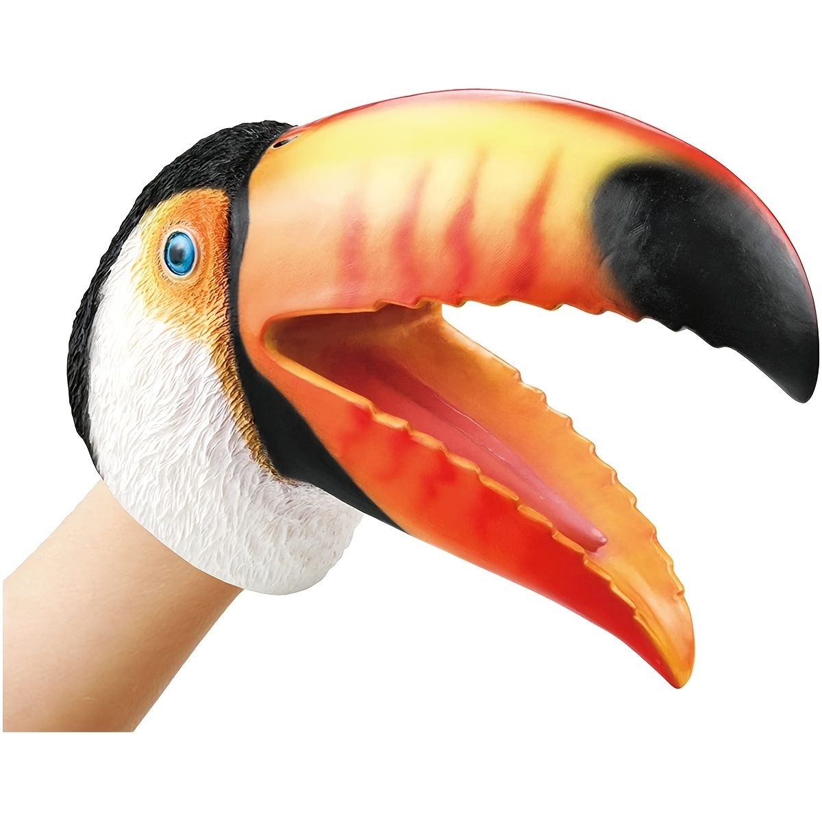 1pcs Toucan Hand Puppet For Kids Swimming Pool Beach Bathing Toys Soft  Rubber Realistic Birds Puppets Action Figure Wild Animal Role Play Toys |  Check Out Today's Deals Now | Temu
