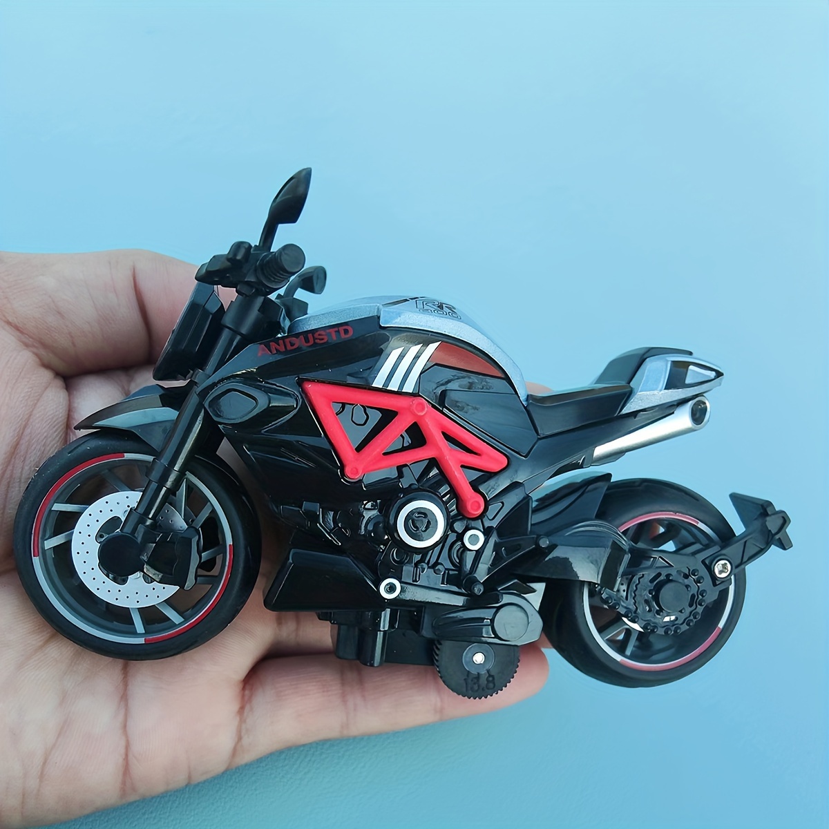 Plastic Alloy Motorcycle Racing Model Car Ornament Birthday Gift