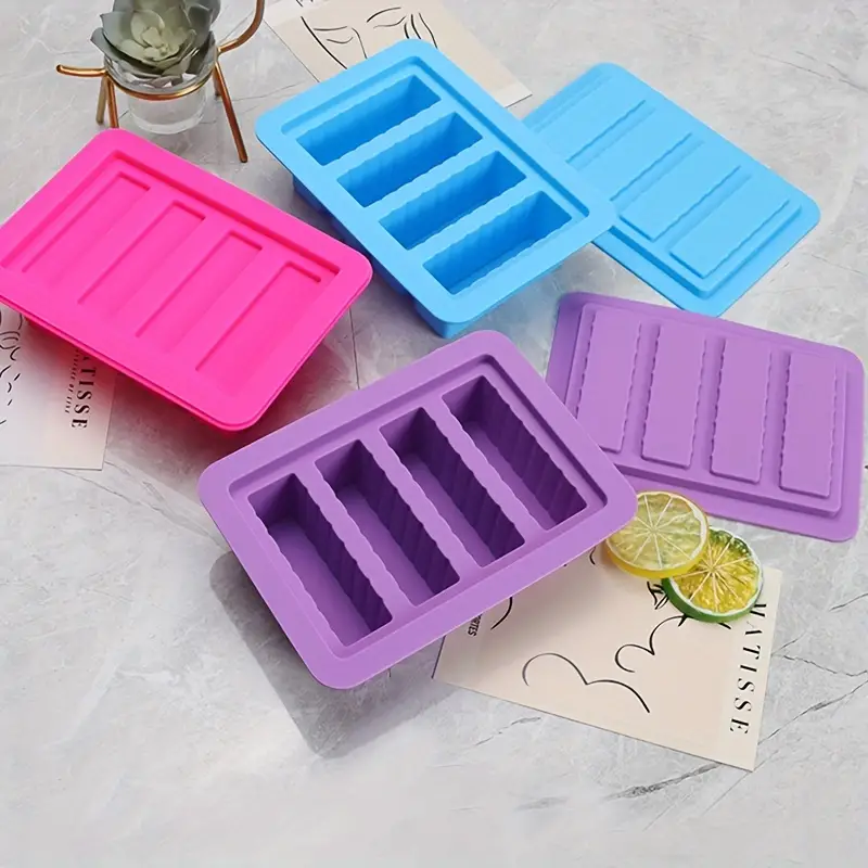 1pc, Silicone Butter Mold, Butter Maker Tray, Butter Container With Lid,  Food Grade Silicone Butter Mold For Chocolate Butter Pudding Ice Cube Cheese