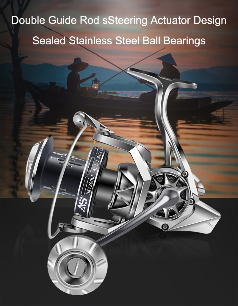 Powerful Drag Fishing Reel Full Metal Saltwater Casting Reel - Temu