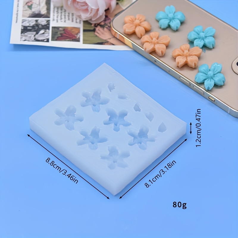 1pc 4 Grid Flower Chocolate Mold