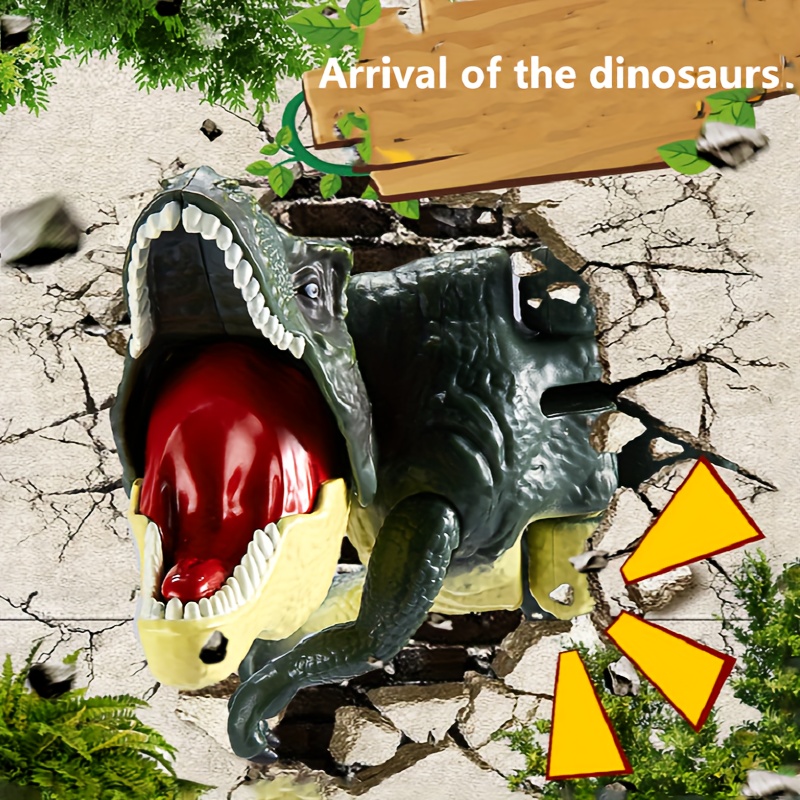 T-Rex Dinosaur Toy Head Swing Bite Kids Gift Trick Doll