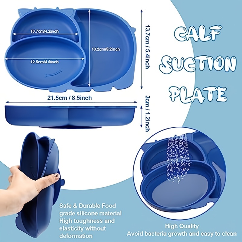 Scooper Bowl with Suction Cup Base : raised edge bowl non-slip base