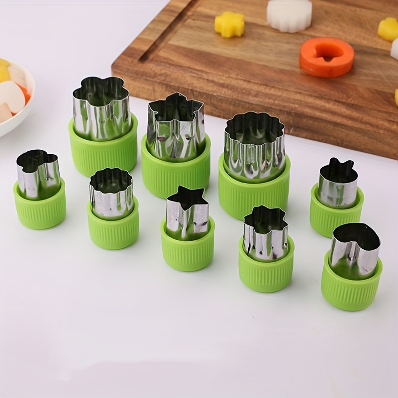 Vegetable Cutter Shapes Sets Mini Size Cutters Small Shaped Cutters Fruit Cutters Kids Food Cutters Pastry Stamps Mold for Biscuits,Pastry Dough