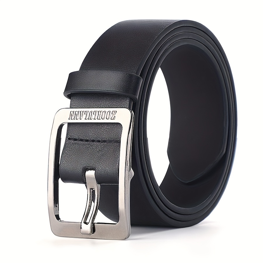 Vintage Alloy Pin Belt, Unisex, Simple, Retro, Casual, Versatile, For Jeans, Midlife, Work, With Trendy