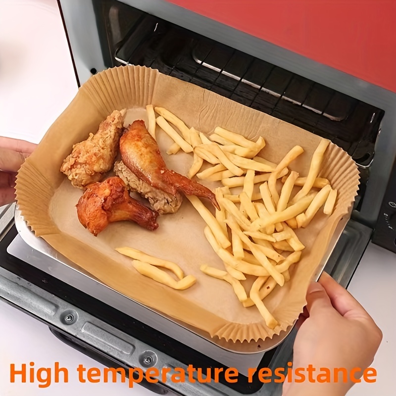 Disposable Air Fryer Liners (top ), Rectangle Paper Air Fryer Liner Pots,  Paper Basket Bowls, Baking Trays, Oven Accessories, Baking Tools, Kitchen  Gadgets, Kitchen Accessories - Temu