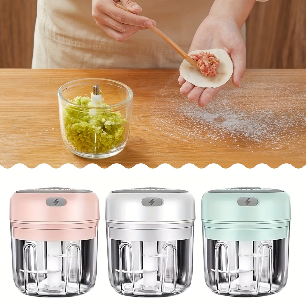 Usb Rechargeable Electric Vegetable Chopper And Garlic - Temu