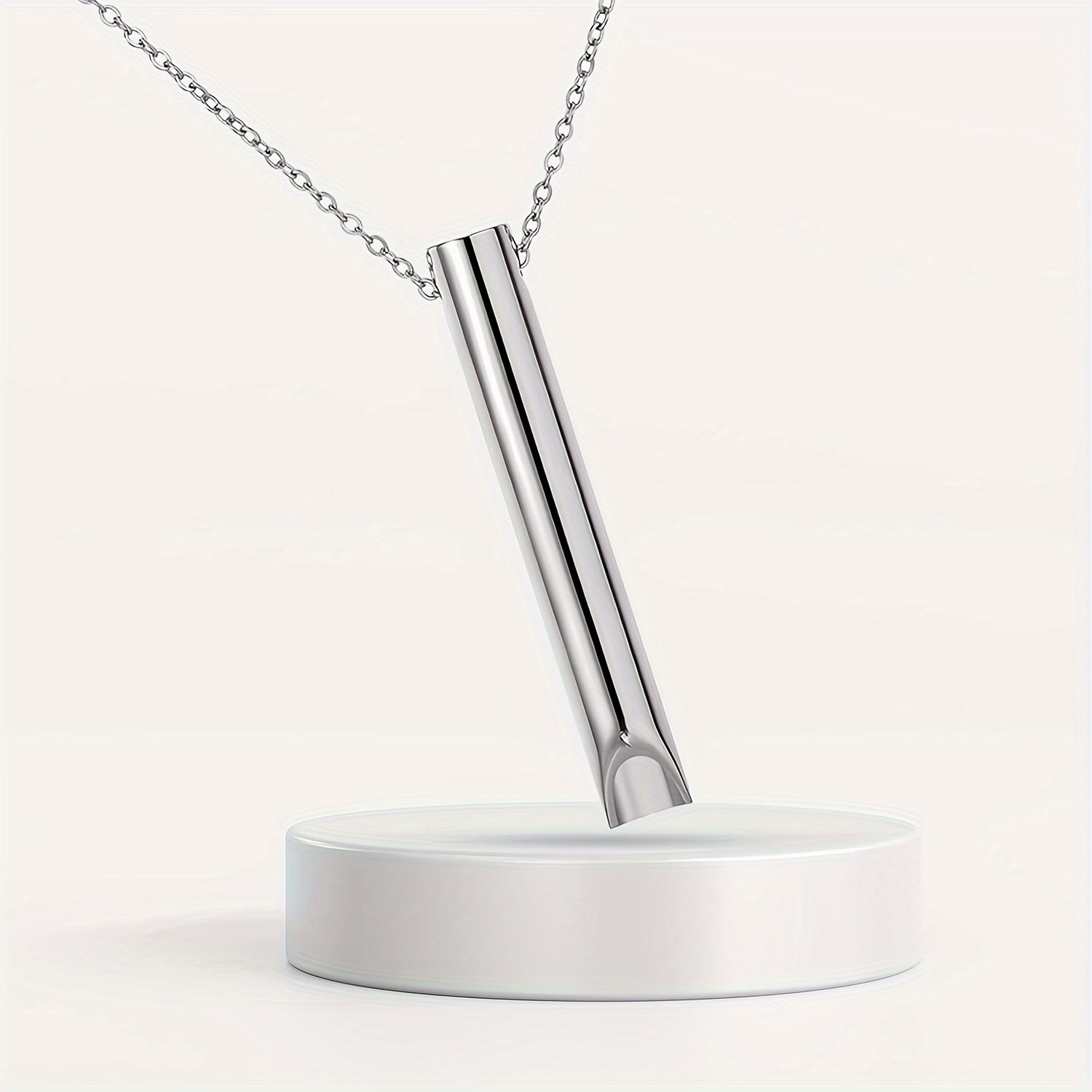 TEMU 1pc Calming Necklace: Anxiety & Stress Reducer For - Meditation & Mindfulness Tool For & Deep Breathing Relief, Best For Christmas