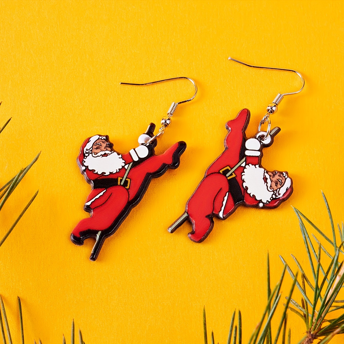 Funny on sale christmas earrings