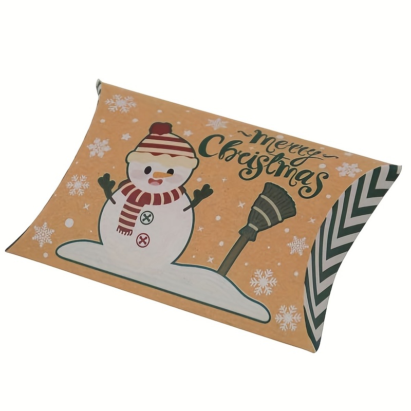 Cadeau de Noël Joyeux X-mas - Bonhommes de neige en chocolat