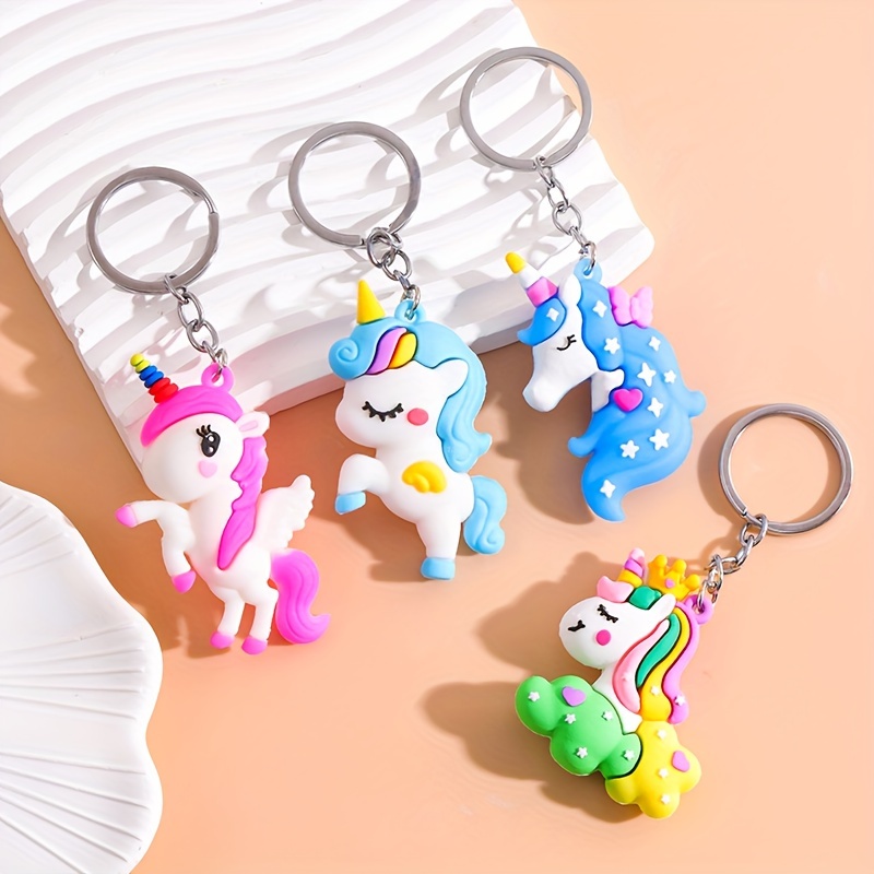 Car Key Chain Unicorn Keychain Pendant Ornament Cute Doll - Temu