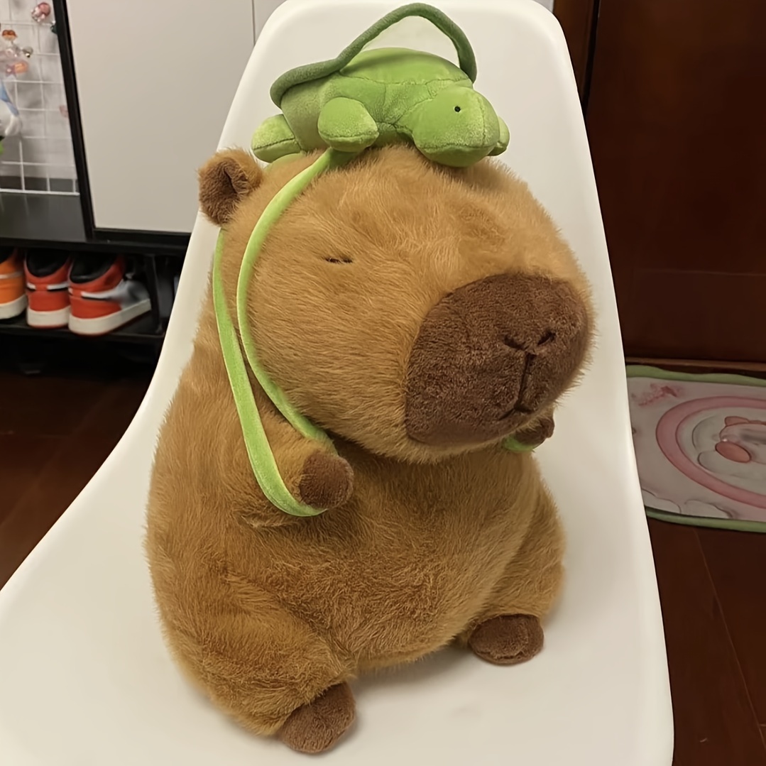 Capybara Stuffed Animals Capybara Plush Toys Kawaii Rodents - Temu