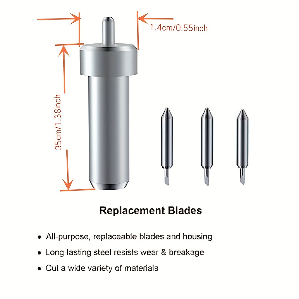Replacement Deep Cut Blade and Housing Deep-Point Blade for Cricut Maker  Tool