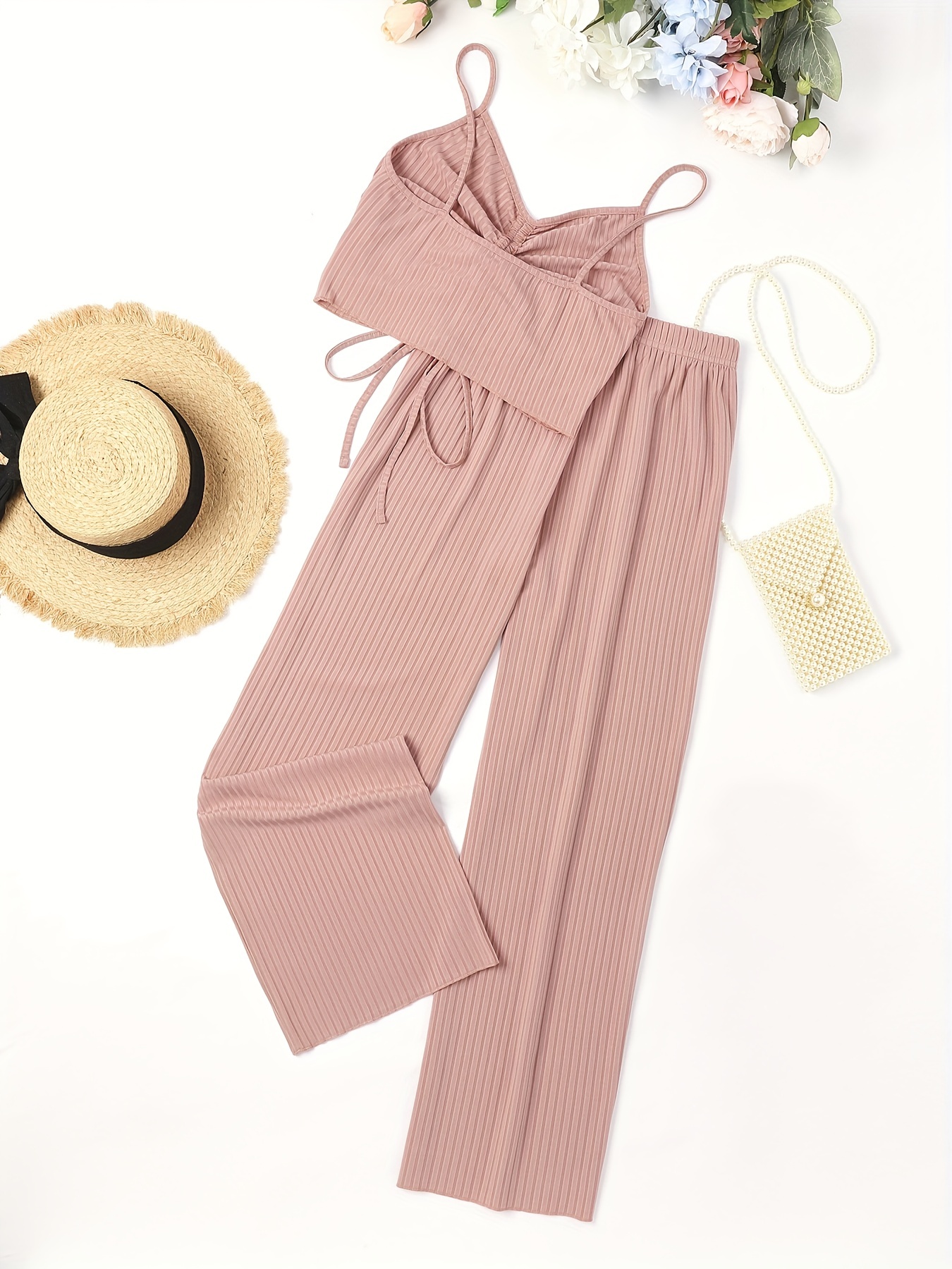 Get the Perfect Pink Spaghetti Strap Loose Cami Top at SheIn