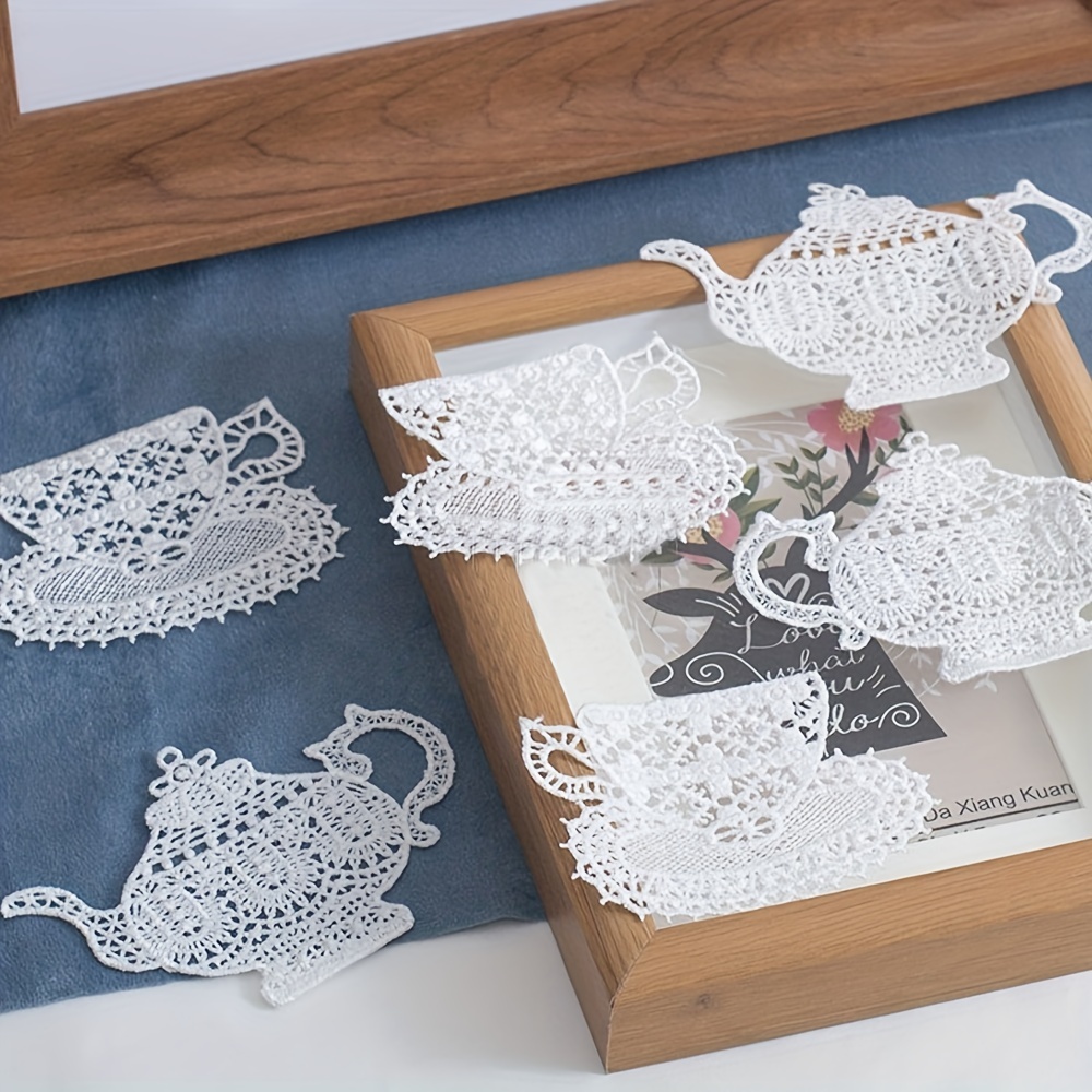 Clothing Accessories Embroidery Cloth Stickers Lace Three - Temu