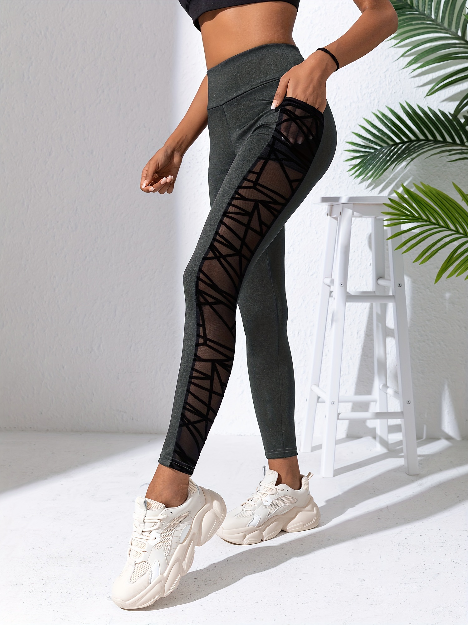  Leggings for Women with Pockets,High Waisted Butt
