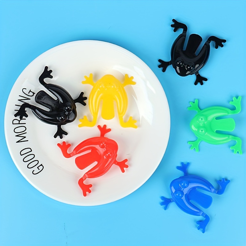 20pcs, Jumping Frog Bounce Fidget Toys, Novelty Assorted Stress Reliever  Toys, Birthday Gift, Party Favor, Creative Small Gift, Holiday Accessory,  Bir