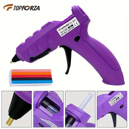 Cordless Hot Glue Gun,Fast Preheating Gun Kit with 30 Pcs Sticks,USB Rechargeable Melt Tools for Quick Home Repairs, Arts, Crafts, DIY and Festival
