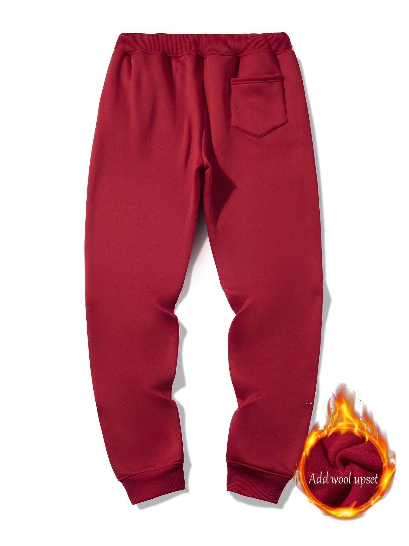 Men's Winter Cartoon Print Jogger Sweatpants