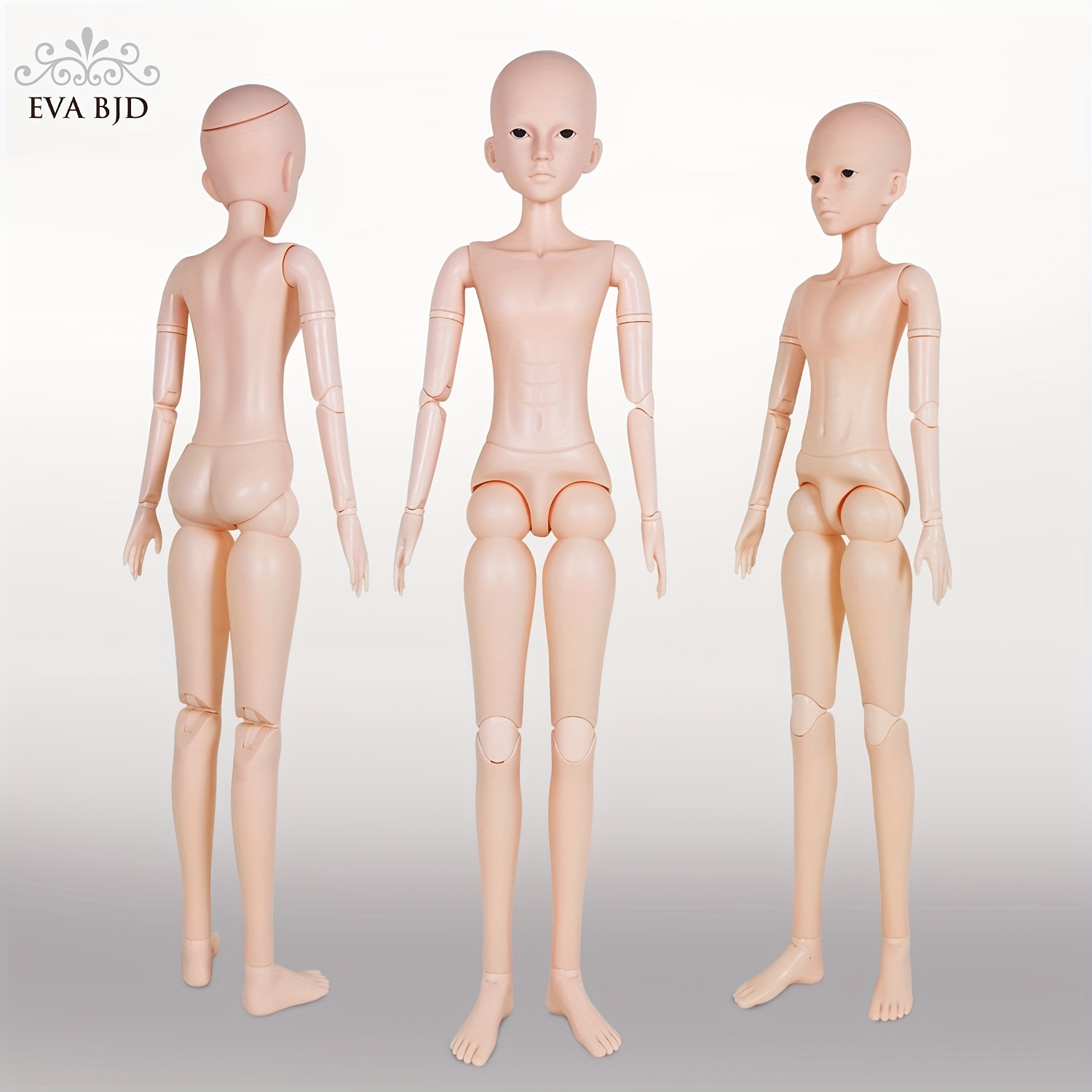 1/12bjd Doll Body Ball Jointed Doll Body For Gsc Head Dolls - Temu
