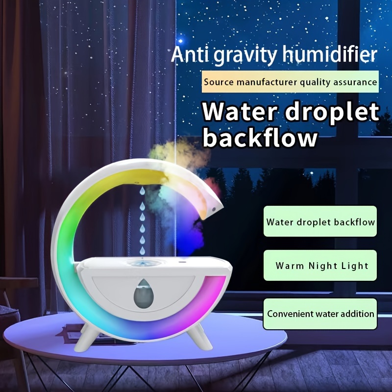 AuraDecor Anti-Gravity Water Droplet Humidifier Night Light for Home & –  Aura Decor