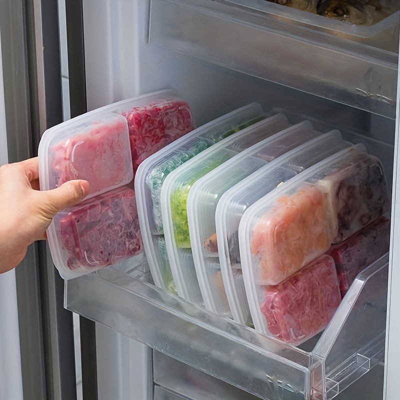 Frozen Meat Four-grid Box, Shredded Meat Frozen Box, Refrigerator