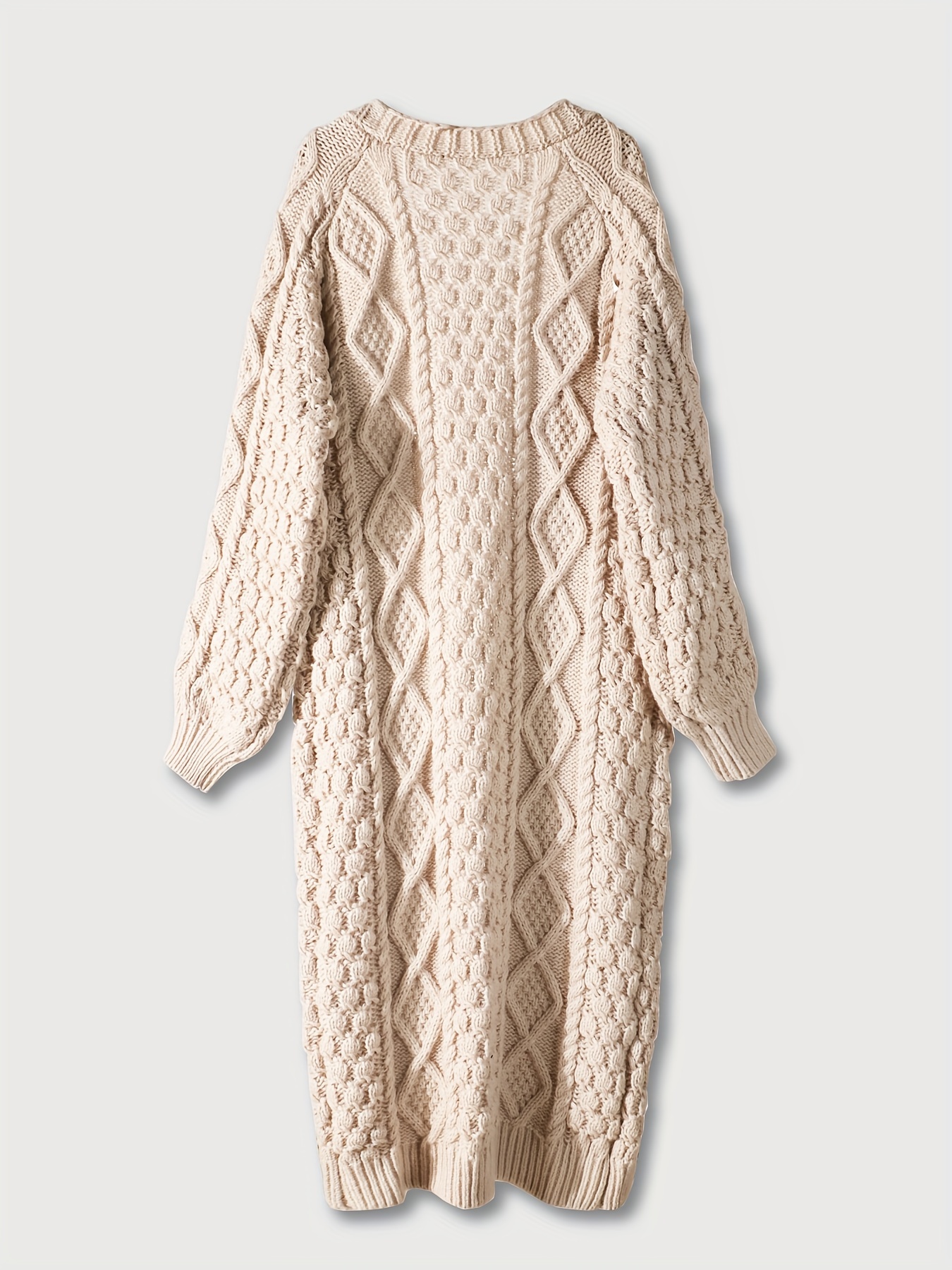 Long Sleeve Winter Clothes Knitted Cardigan for Women's Sweaters Female  Jersey Woman Jumper Ladies Sweater Oversize Winter (Color : Apricot, Size :  XL.) : : Clothing, Shoes & Accessories