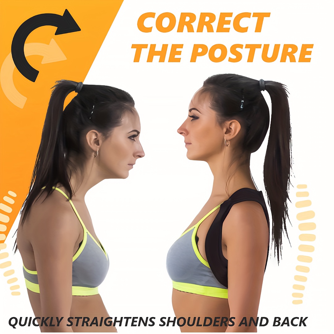 Buy Posture Corrector for Women and Men + Underarm Pads