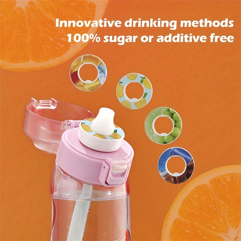 Flavor Pod Sports Water Bottle 0 Sugar 0 Calories Fruits - Temu